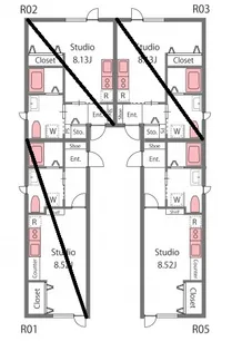 埼玉県熊谷市赤城町3【アパート】の間取り