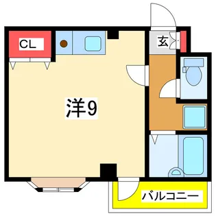 ライフ旭町【3階】の間取り