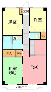 マーカスヒル湘南【4階】の間取り