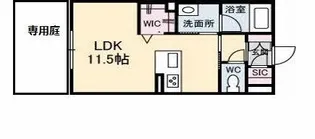 CASA PROSPERA【1階】の間取り