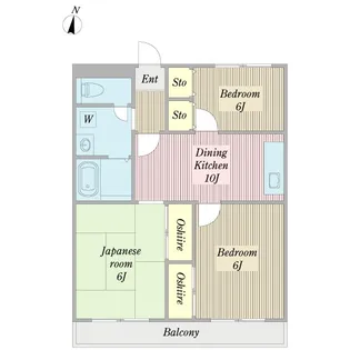 3DKの間取り画像