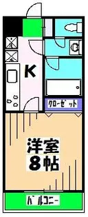 カーム習志野台【1階】の間取り