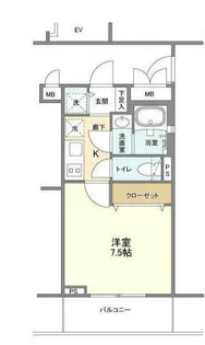 ラティエラ横濱六角橋【3階】の間取り