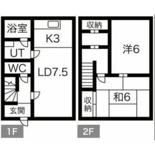 北海道札幌市西区山の手二条5【一戸建】の間取り
