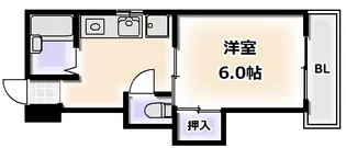 第2門口マンション【5階】の間取り