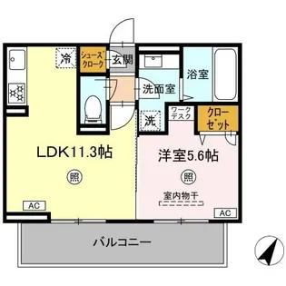 パルフェリーチェ【3階】の間取り