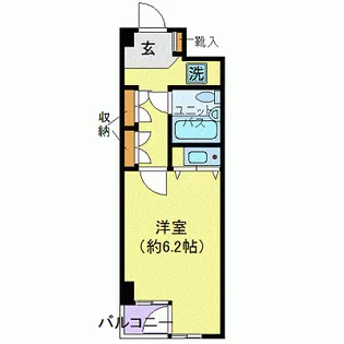 東京都板橋区赤塚新町3【マンション】の間取り