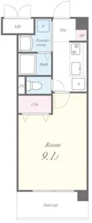 プランドールサクラ【3階】の間取り