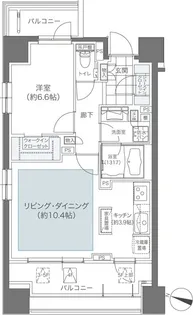 メゾンカルム本郷【3階】の間取り