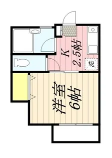 クレールハイツ【1階】の間取り