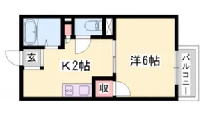 ローズハイツ【2階】の間取り