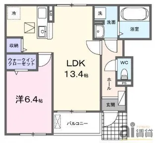 東京都武蔵村山市中央1【アパート】の間取り