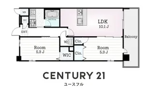 スプランディット中百舌鳥【6階】の間取り
