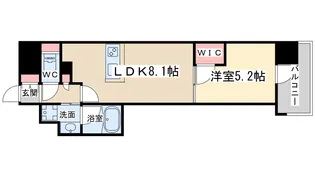 アーバネックス同心2【3階】の間取り