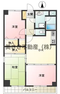 大久保ビル【9階】の間取り