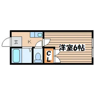 リーベンス台原【2階】の間取り