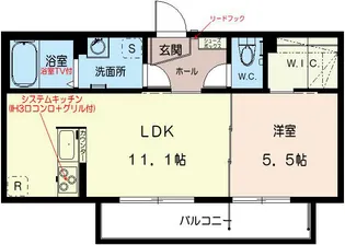 埼玉県川越市志多町【アパート】の間取り