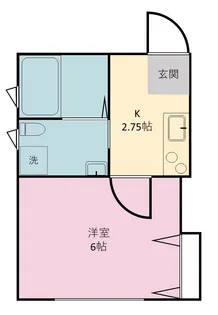 アーバンコート鷹取南【1階】の間取り