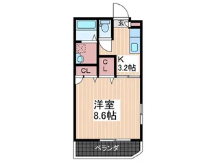 セフィラ・エルメス【1階】の間取り