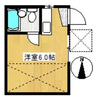 小倉ハイツ【2階】の間取り