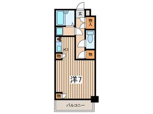 ジュネス南林間【2階】の間取り