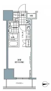 Park Habio UENO 3CHOME【パークハビオ上野3丁目】【7階】の間取り
