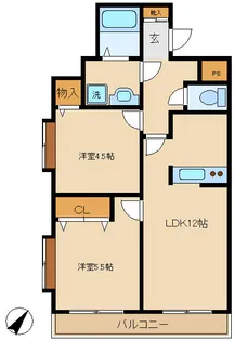 フロントリー【1階】の間取り