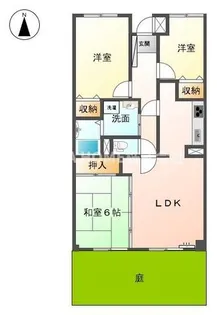 兵庫県丹波市氷上町横田【マンション】の間取り