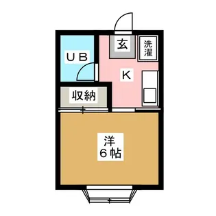 コーポ金子【2階】の間取り