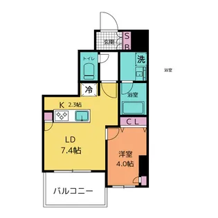 東京都大田区大森北3【マンション】の間取り