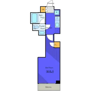 東京都品川区北品川3【マンション】の間取り