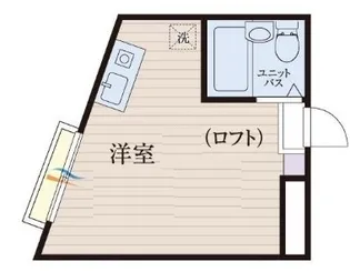 b’CASA京王多摩川re born【2階】の間取り