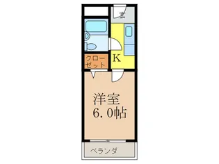 林泉第7ビル【4階】の間取り