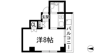 グランディア甲東園【2階】の間取り