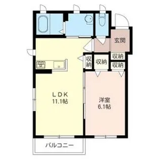 プランドール小机【2階】の間取り