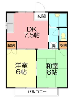 アヴァンセ四ツ谷【2階】の間取り