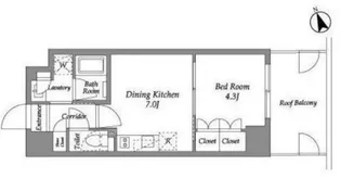ENetial代官山【3階】の間取り