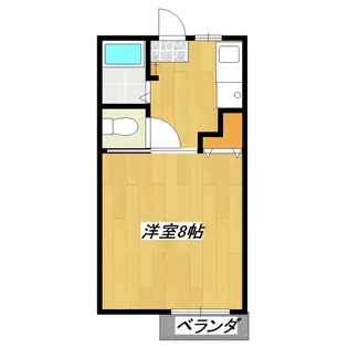 ヤマカハウス【1階】の間取り