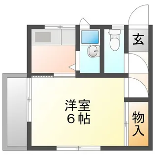 コーポ橋本 B棟【2階】の間取り