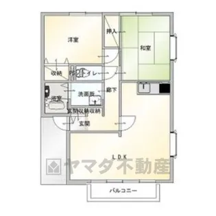 サンガーデンイママン F【2階】の間取り