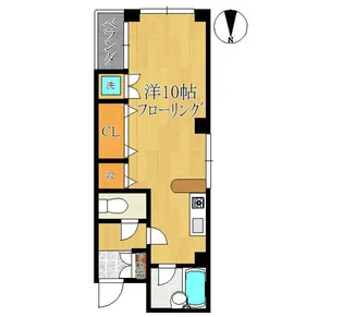 センタービレッジコガ【3階】の間取り