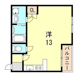 平野レジデンス【3階】の間取り