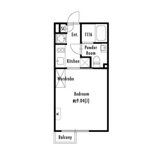 プライマル下北沢代沢【2階】の間取り