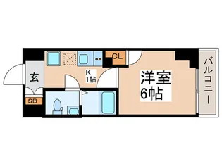 GENOVIAお花茶屋skygarden【1階】の間取り