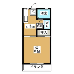 サニーテラス裕【2階】の間取り