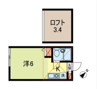 ヴェントノール【1階】の間取り