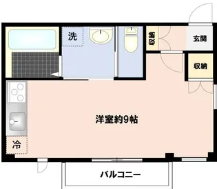 FERIO MATSUDO【2階】の間取り