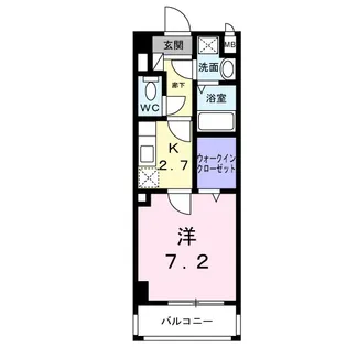 M’sファミーユ泉崎【4階】の間取り