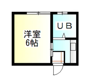 プラザハイツ【1階】の間取り