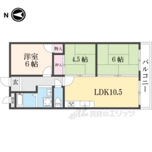 ウィスタリア【4階】の間取り